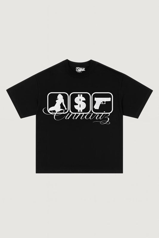 GTA CINNARIZ T-SHIRT [BLACK]