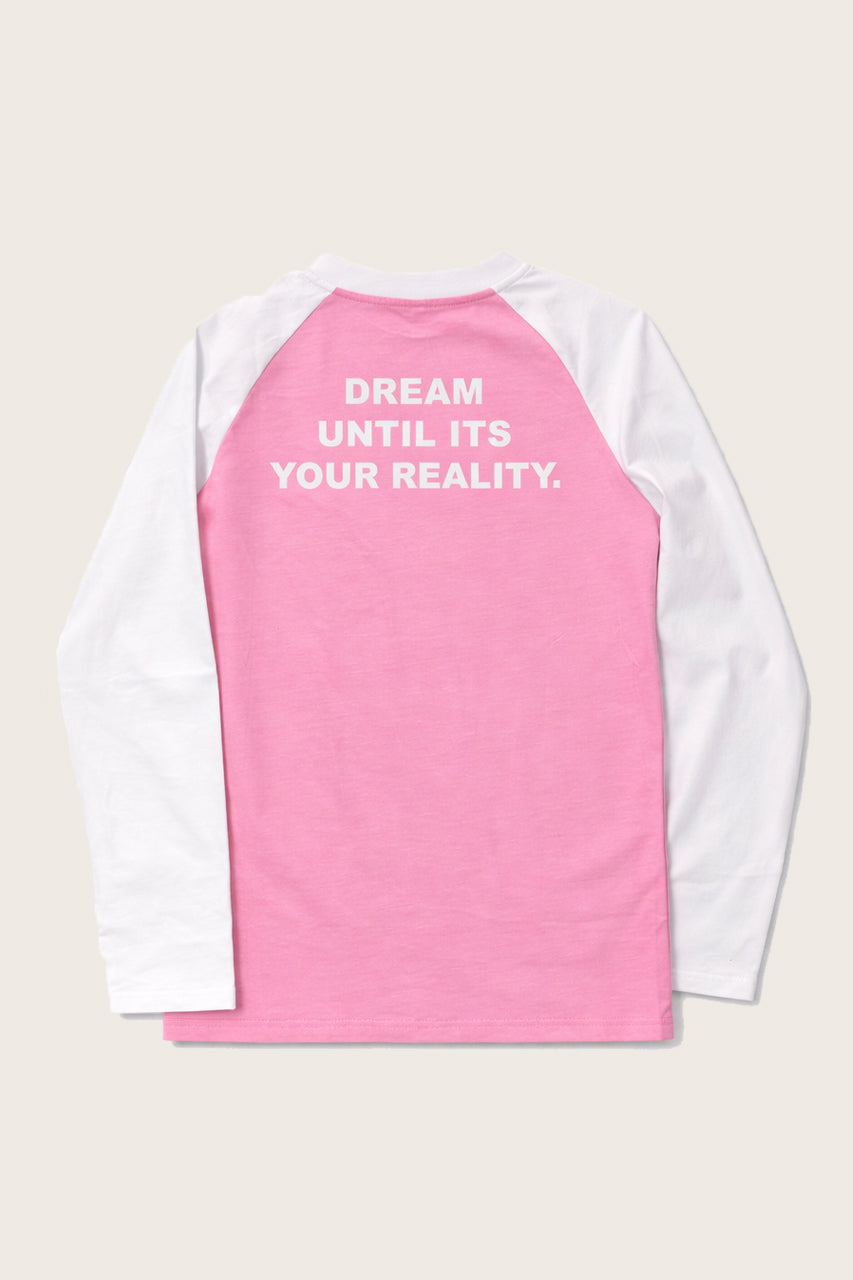 DREAM CINNARIZ REGLAN T-SHIRT [PINK]